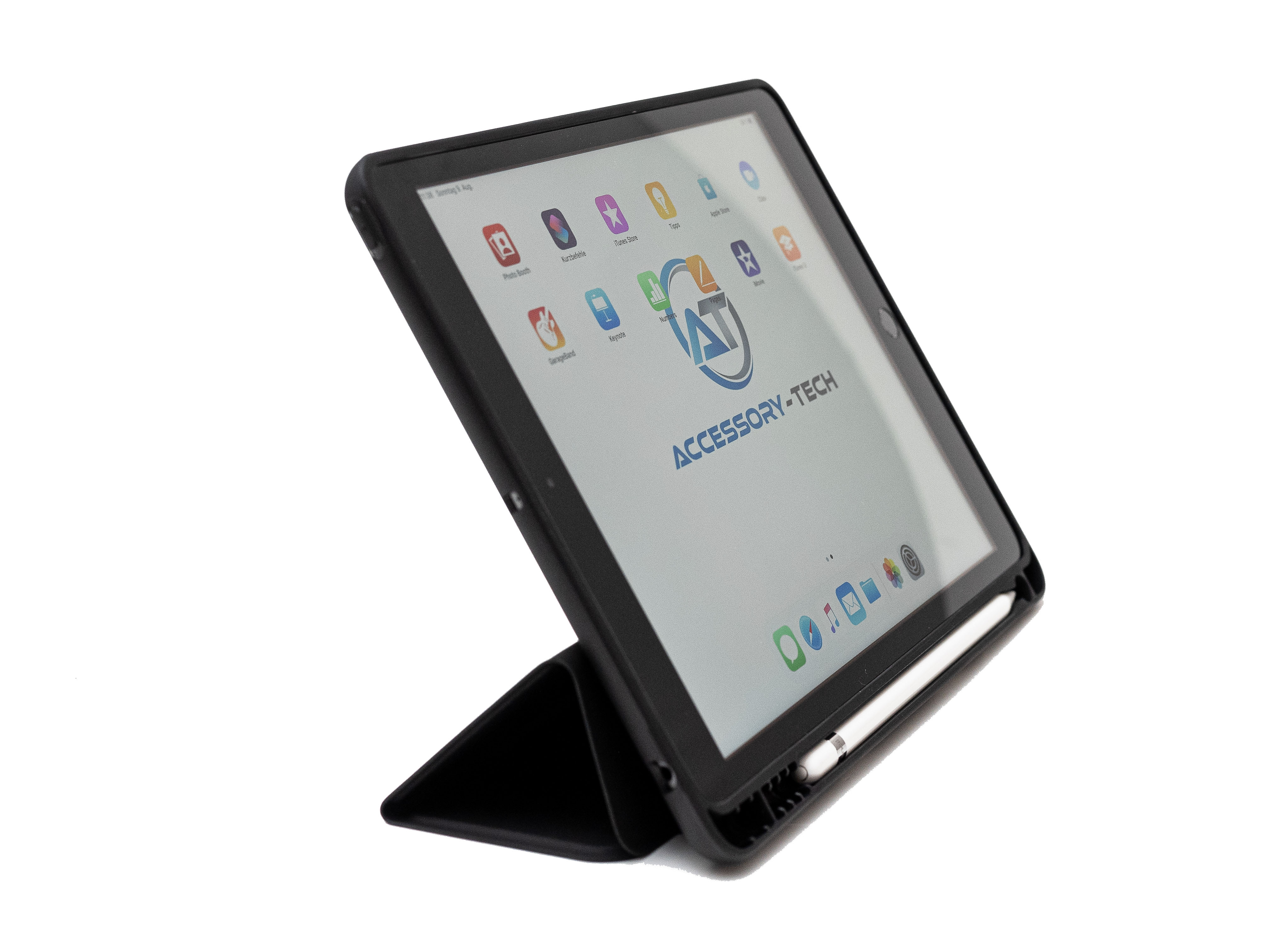 Soft Flip Case mit Stifthalter für Apple iPad 10,2" Standfunktion im Videomodus
