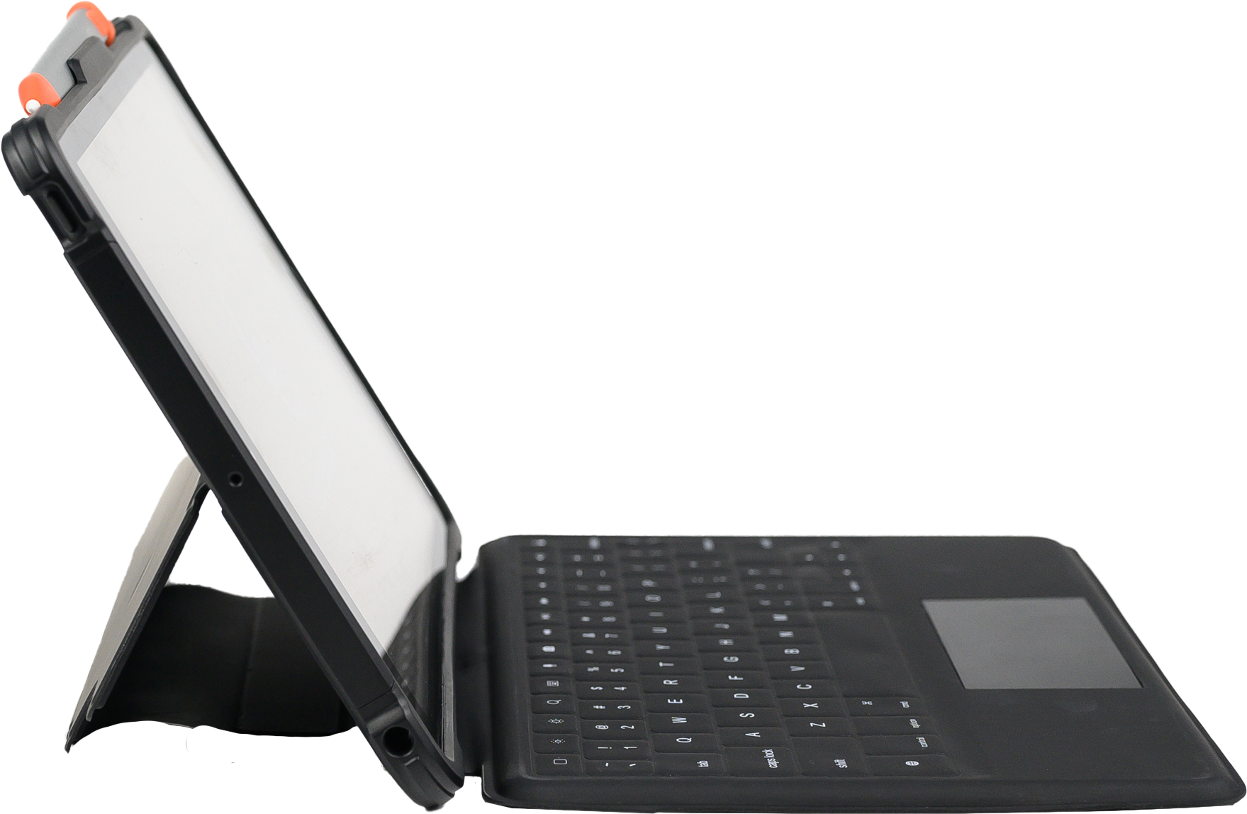 @keycase Smart ist eine hochwertige Tastaturschutzhülle mit integriertem Touchpad, für Dein Apple iPad der 9. Generation. Der integrierte Apple Smart Connector versorgt die Tastatur automatisch mit dem Strom des Tablets.