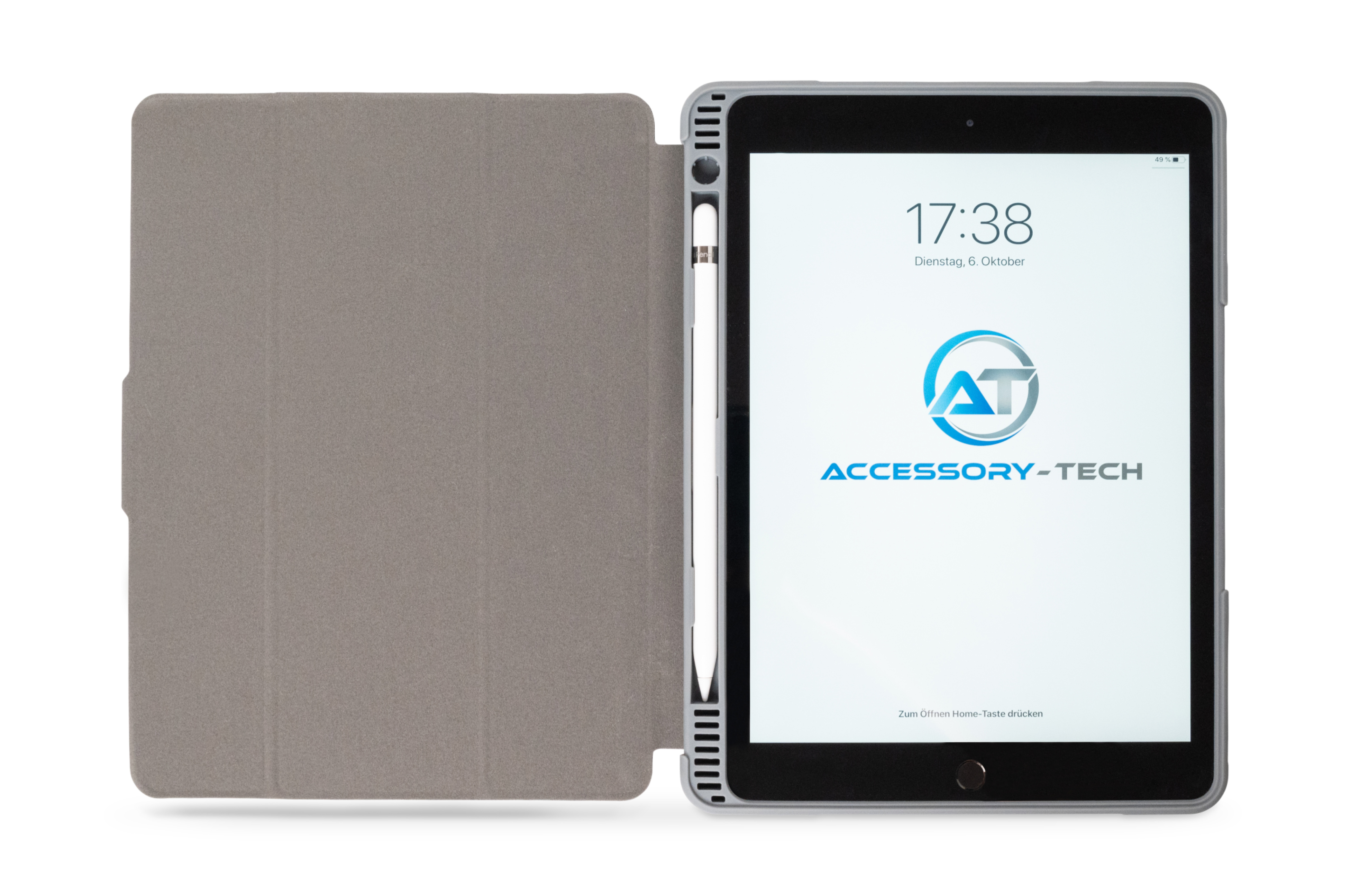149 Duo Plus Schutzhülle für Apple iPad 10,2", geöffnete Vorderansicht