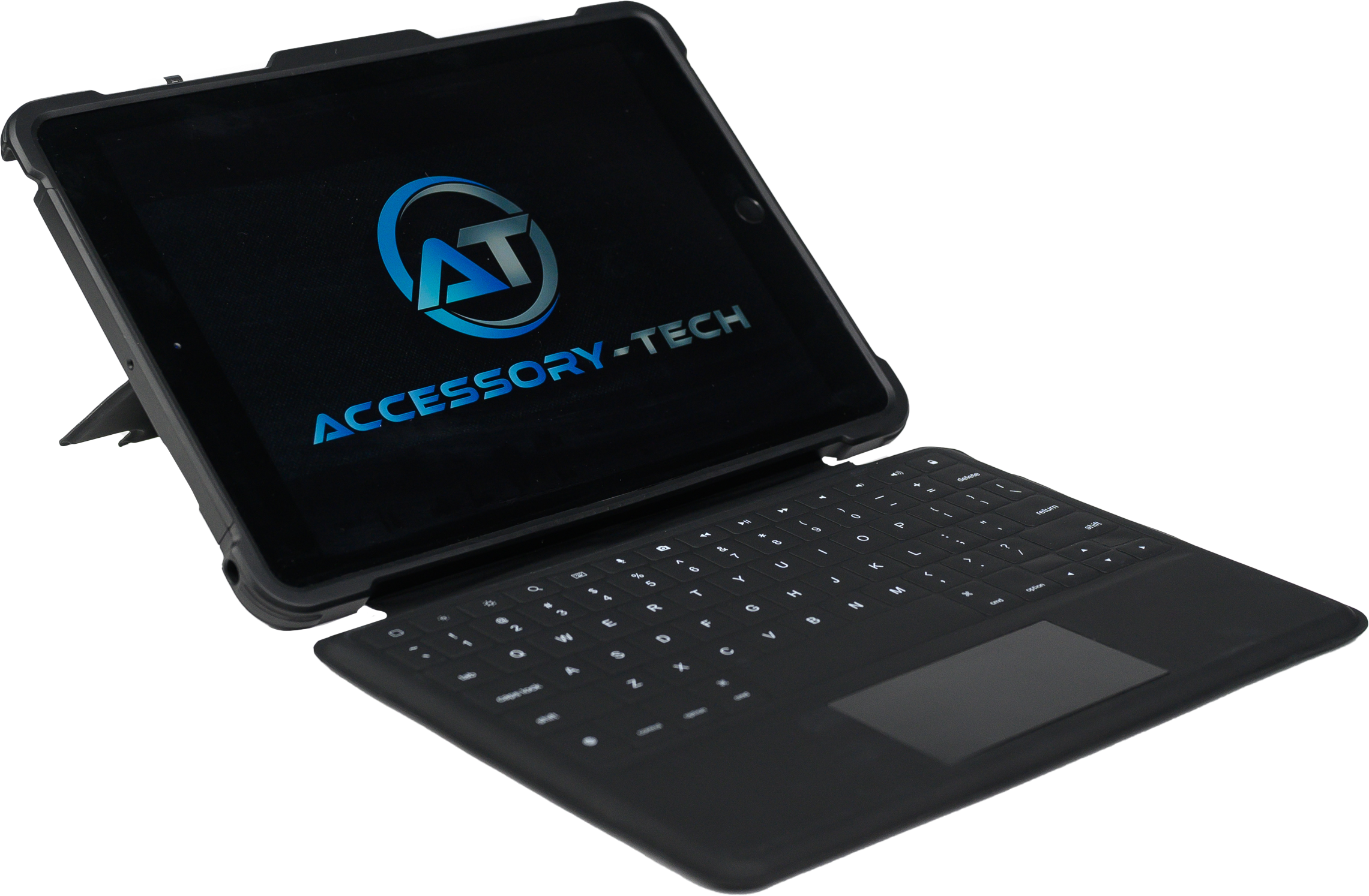 @keycase Smart ist eine hochwertige Tastaturschutzhülle mit integriertem Touchpad, für Dein Apple iPad der 9. Generation. Der integrierte Apple Smart Connector versorgt die Tastatur automatisch mit dem Strom des Tablets. 