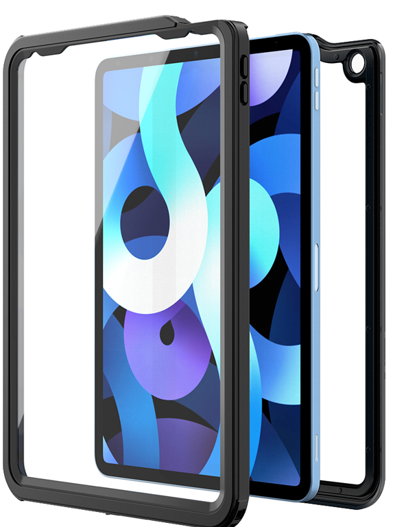 Die Schutzhülle ist nach dem IP68 Standard zertifiziert und schützt das Apple iPad vor dem Eindringen von Staub und Wasser, bis zu einer Wassertiefe von 2 Metern und einer Dauer von 30 Minuten. Dank der vollständig verschlossenen Bauform kann die Schutzhü