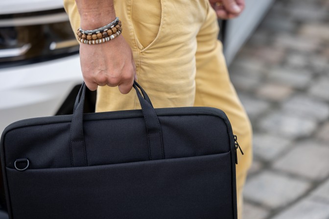 Gepolsterte Notebooktasche für den sicheren Transport